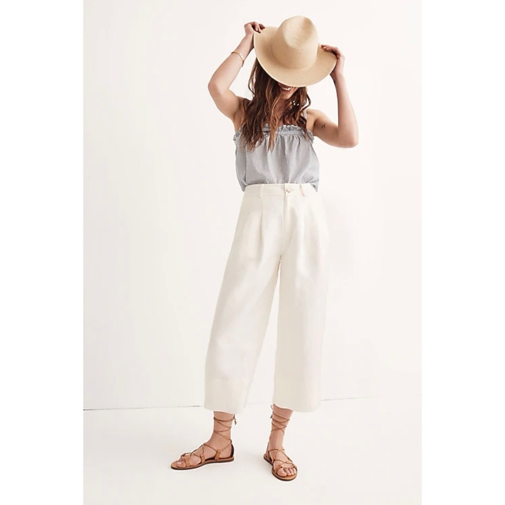 Madewell Linen Wide-Leg Pants
